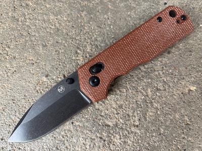 01SC710 - Couteau BOKER MAGNUM Rockstub Brown Micarta