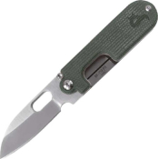 BF719MI - Couteau BLACK FOX Bean Gen2 Micarta Vert