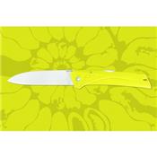 FLKIANAY - Couteau FLORINOX Kiana Jaune Lame Lisse