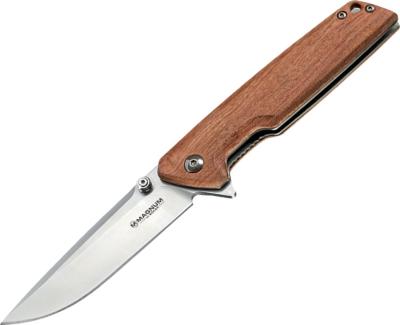01MB723 - Couteau BOKER MAGNUM Straight Brother Wood