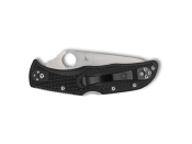 C243FPSBKRD - Couteau SPYDERCO Endela Lightweight Thin Red Line Noir