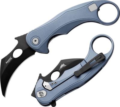 LE2A.IB - Couteau LIONSTEEL Karambit L.E.ONE MID Bleu