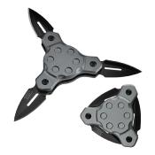 PPFTS1 - Etoile  Lancer / Shuriken Pliante PERFECT POINT Gris