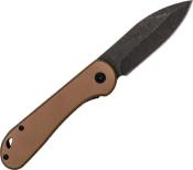 TH.N122 - Couteau THIRD Alu Marron 10cm Inox