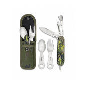 33044 - Set Couverts Camping Multicam Vert ALBAINOX