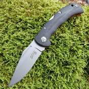 HE55008 - Couteau HERBERTZ G10 Noir/Rouge 12 cm Inox