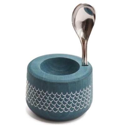 680513 - Coffret Piou ROGER ORFEVRE Coquetier Chevalier Bleu