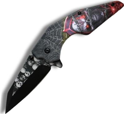 CPL012 - Couteau Pliant Lightning Skull A/O  