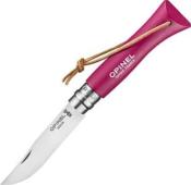 OP002201 - Couteau OPINEL Baroudeur N 6 VRI Framboise  Lacet