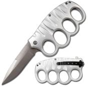 CPA3 - Couteau Poing Amricain SNAKE EYE TACTICAL Silver