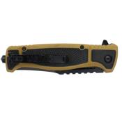 MA3005TN - Couteau USMC Ouverture Assistée Sable