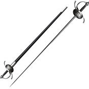 CS88CHR - Epée Ribbed Shell Cup Hilt Rapier COLD STEEL