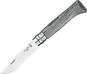OP002389 - Couteau OPINEL Luxe N8 VRI Bouleau Lamell Gris