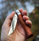 OP226086 - Couteau OPINEL N° 8 VRI Luxe Padouk