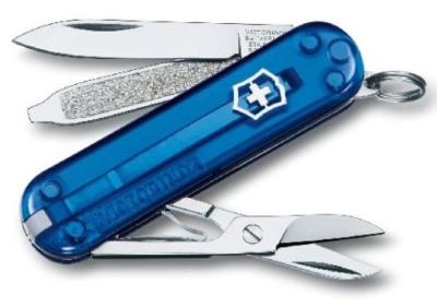 0.6223.T2 - Couteau VICTORINOX Classic SD Blue Tranlucide 