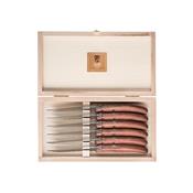 3225 - COFFRET 6 LAGUIOLE STEAK CLAUDE DOZORME BUBINGA