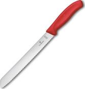 6.8631.21C1B - Couteau  Pain VICTORINOX SwissClassic 21cm Rouge