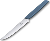 6.9006.12W2 - Couteau  Steak VICTORINOX Swiss Modern 12 cm Bleu Pastel