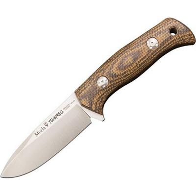 9334 - Poignard MUELA Tuareg Micarta 10 cm Inox + Etui Cuir