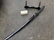 KFDS1 - Katana Forgé Le Dernier Samouraï avec Kit d'Entretien et Support