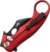 LE2A.RB - Couteau LIONSTEEL Karambit L.E.ONE MID Rouge