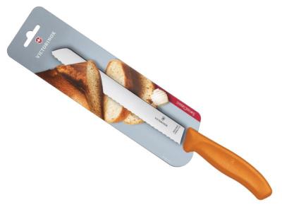 6.8636.21L9B - Couteau à Pain VICTORINOX SwissClassic 21 cm Orange