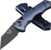 BEN2950BK - Couteau BENCHMADE Partial Auto Immunity Crater Blue