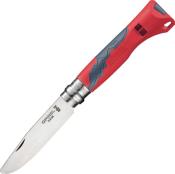 OP001897 - Couteau OPINEL N7 Outdoor Junior Rouge