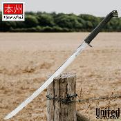UC3176ND - UNITED CUTLERY Honshu Boshin Damascus Katana With Scabbard 