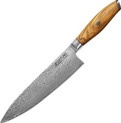 WUDORC20 - Couteau de Chef WUSAKI Série Damas 10Cr Olivier