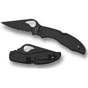 BY04BKPS2 - Couteau SPYDERCO Byrd Knife Meadowlark Noir