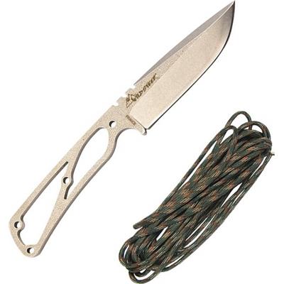 SK0116 - Couteau Skelet Woodland Camo WILDSTEER + Paracorde