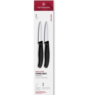 6.7603.2 - Set 2 Couteaux Office VICTORINOX SwissClassic 8cm Noir