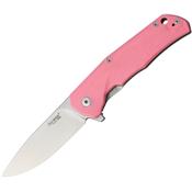 TREGPK - Couteau LION STEEL T.R.E. G10 Rose avec Clip