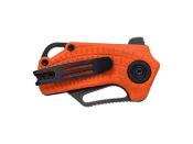 BF761OR - Couteau BLACK FOX Puck G10 Orange Blackwash