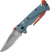 BEN18065S - Couteau BENCHMADE Water Mini Adira Depth Blue