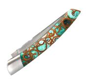 CH21113V - Couteau Le Thiers Cannelle Vert COUTELLERIE CHEVALERIAS