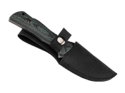 HE55014 - Poignard HERBERTZ G10 Noir/Vert 8,5 cm Inox Blackwash