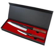 PM8S.SGCS - Coffret 2 Couteaux SAYUTO Sequoia San Mai Chef et Office