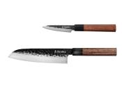 PM8S.SGRS - Coffret 2 Couteaux SAYUTO Sequoia San Mai Santoku et Office