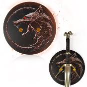 WWP1 - The Witcher - Plaque Murale pour les Epées Steel and Silver