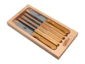 451461 - Coffret 6 Couteaux Steak ROGER ORFEVRE Inox Chne